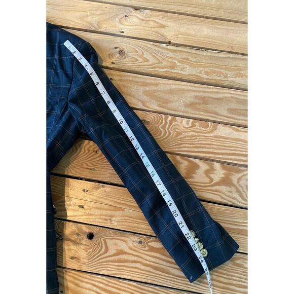 ASOS Design Button Front Blazer Jacket Size 36 Men’s Black - Picture 9 of 9